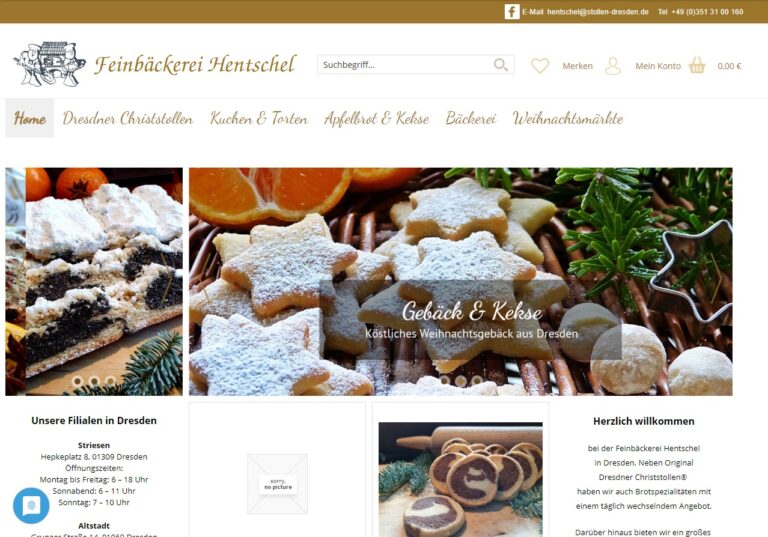 Feinbäckerei Hentschel - Wartung und Betreuung